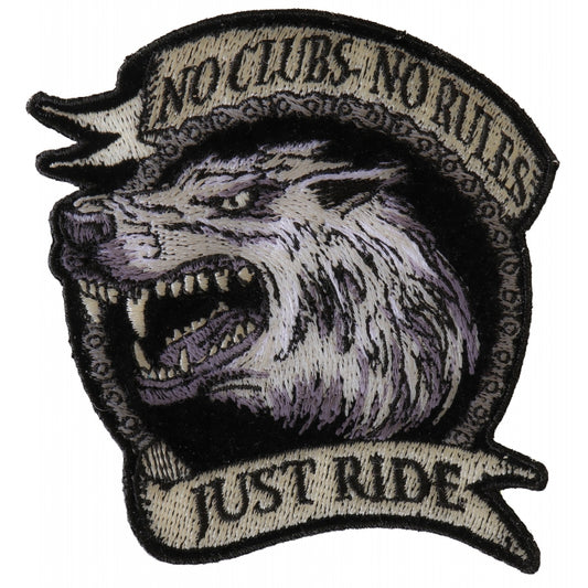 P#3238- No clubs, no rules just ride with a wolf