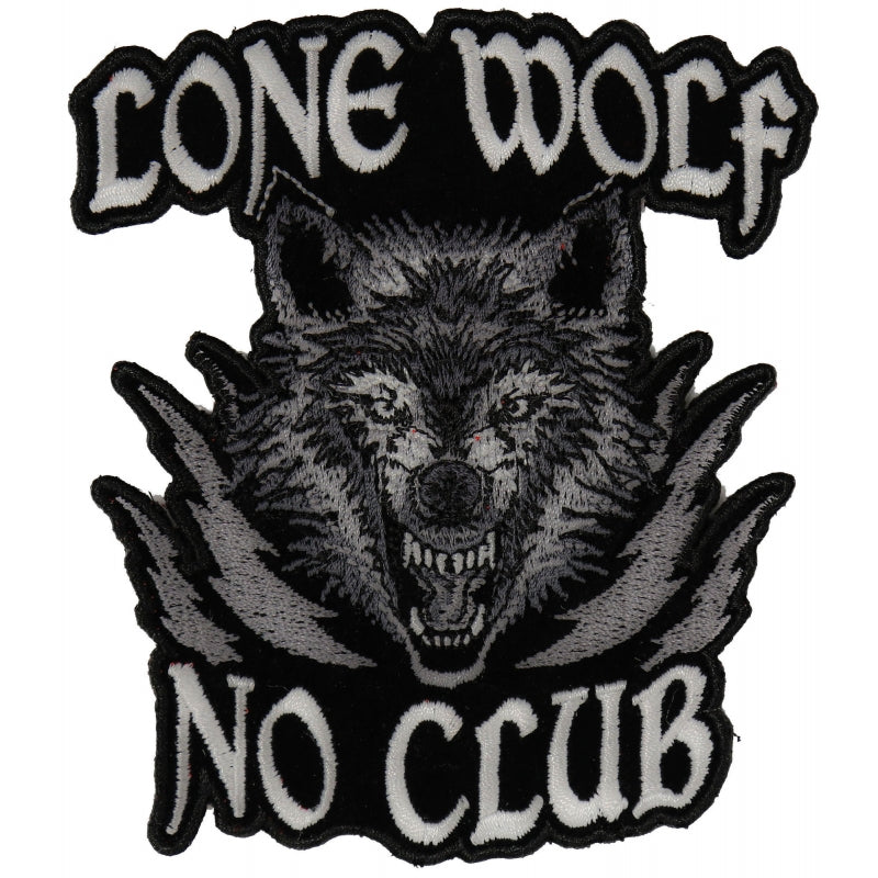 P#3287- Lone  Wolf, no club Wolf looking straight