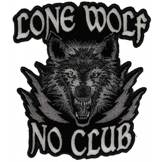 P#3287- Lone  Wolf, no club Wolf looking straight