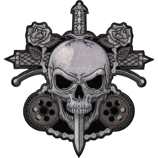 BP#003- Skull and Roses Patch