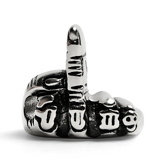 Polished Middle Finger Ring