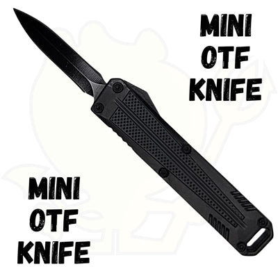 Black Mini OTF Knife