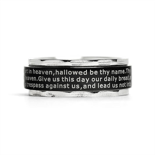 Lord's Prayer Spinner Center Ring