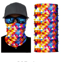 DOPE RAINBOW ART SEAMLESS BANDANA FACE COVER TUBE MULTI FUNCTION MASK WRAP