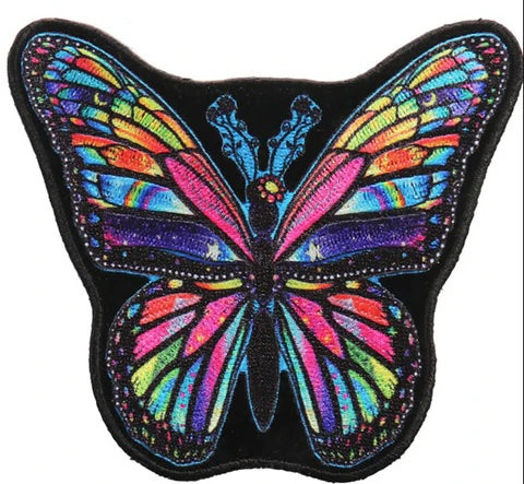 BP#033- Large Tie Die Rainbow Butterfly