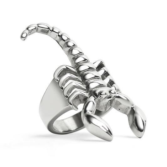 Stainless Steel Scorpion Men's Ring