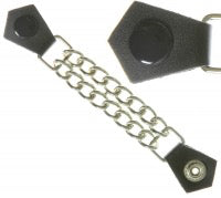 Plain Black Vest Extender - 6 inch
