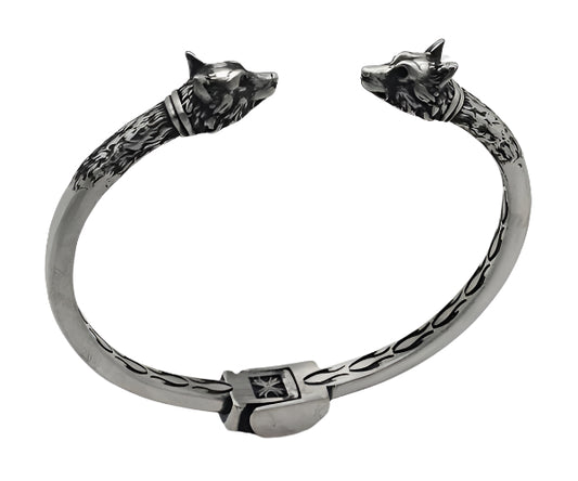 Wolf Bangle bracelet