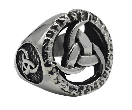 Woven shapes ring