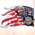 BP#034- AMERICAN FOREVER " flag an motor"