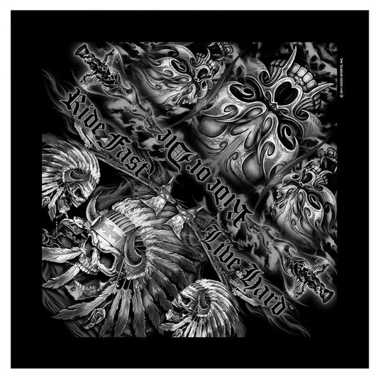 Ride or Die Skulls bandana