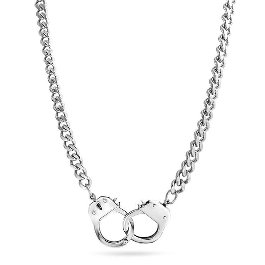 Stainless Steel Handcuffs necklace 7mm x 24"