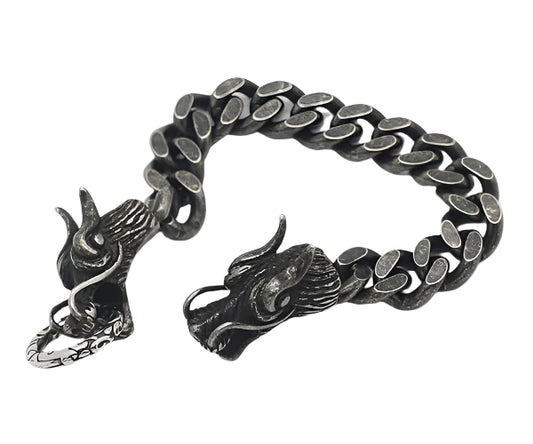 Black Dragon curb bracelet