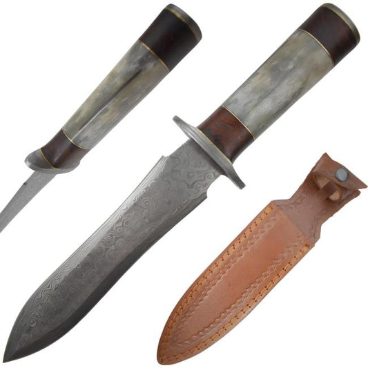 Old Ram - Fixed Blade Knife Damascus