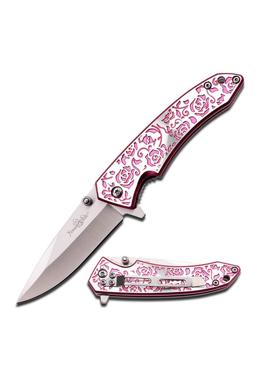 Pink Rose Knife