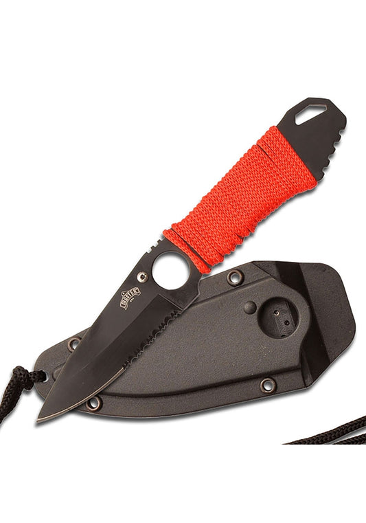 Red Cord Neck Knife