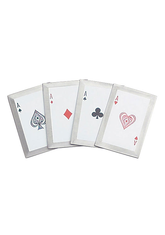 Throwing cards -Set of Aces