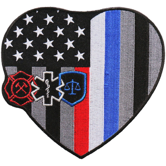 BP#031- USA flag heart responders