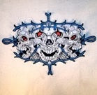 BP#022- Skulls on a spear jumbo