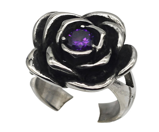 Rose with Purple Jewel #11