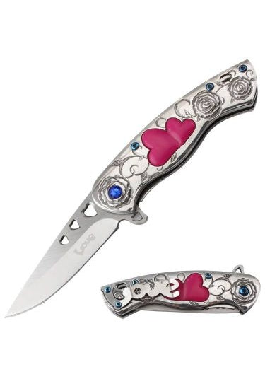 Snake Eye - Spring Assisted Knife - Love Blade steel