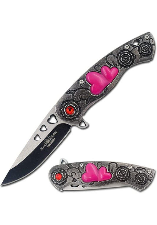 Snake Eye - Spring Assisted Knife - Love Blade grey