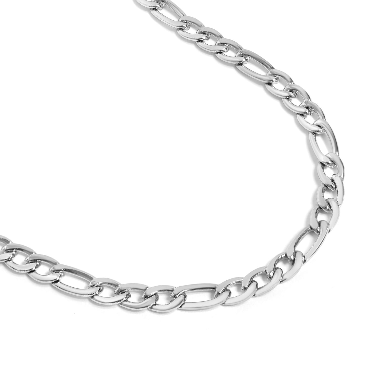 Figaro Chain Necklace 7mm x 34"