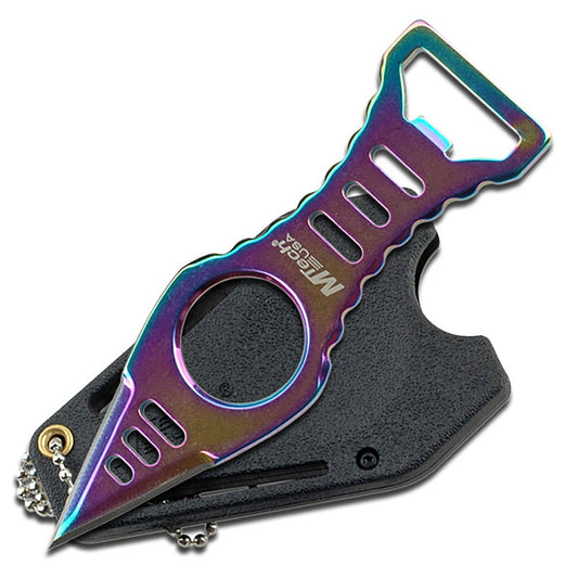 Fixed Blade Knife - Neck Knife rainbow