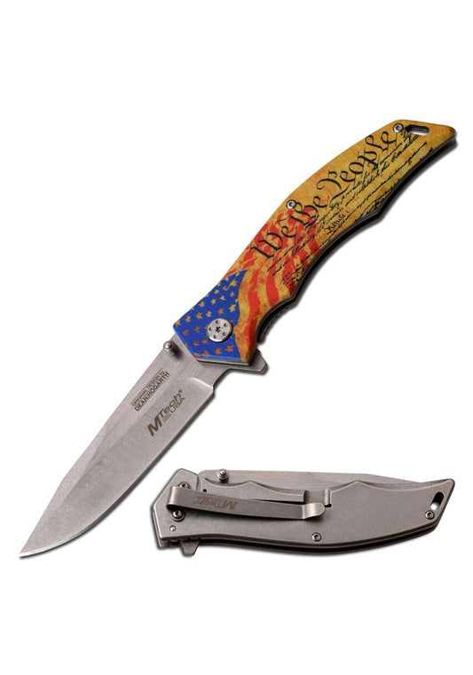 MTech USA - Spring Assisted Knife - we the people