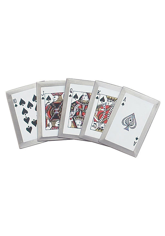 Throwing cards -Royal Flush - Spades